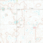 United States Geological Survey Siebold Lake, ND (1981, 24000-Scale) digital map