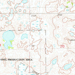 United States Geological Survey Siebold Lake, ND (1981, 24000-Scale) digital map