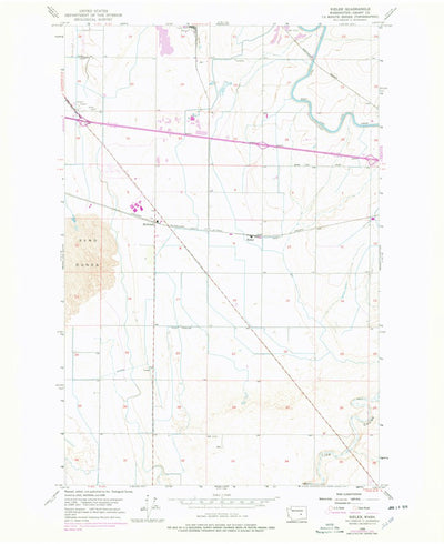 United States Geological Survey Sieler, WA (1956, 24000-Scale) digital map