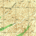 United States Geological Survey Sierra Bonita Ranch, AZ (1943, 62500-Scale) digital map