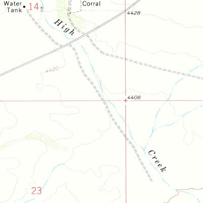 United States Geological Survey Sierra Bonita Ranch, AZ (1972, 24000-Scale) digital map