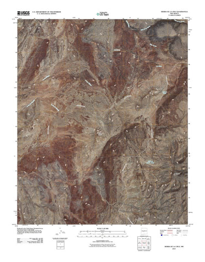 United States Geological Survey Sierra De La Cruz, NM (2010, 24000-Scale) digital map