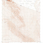 United States Geological Survey Sierra De La Lechuguilla, AZ (1990, 24000-Scale) digital map
