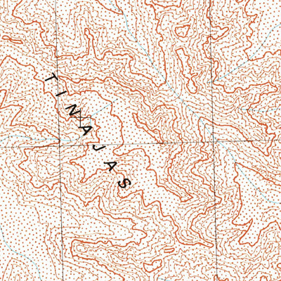 United States Geological Survey Sierra De La Lechuguilla, AZ (1990, 24000-Scale) digital map