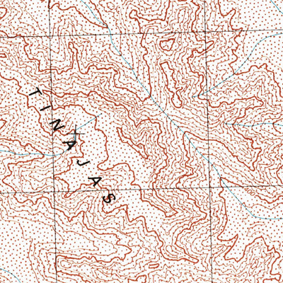 United States Geological Survey Sierra De La Lechuguilla, AZ (1996, 24000-Scale) digital map
