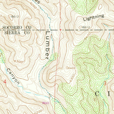 United States Geological Survey Sierra Fijardo, NM (1961, 24000-Scale) digital map