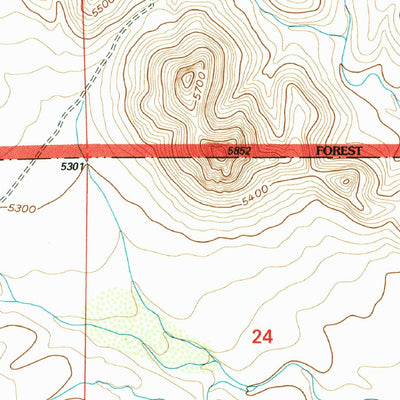 United States Geological Survey Sierra Fijardo, NM (1995, 24000-Scale) digital map