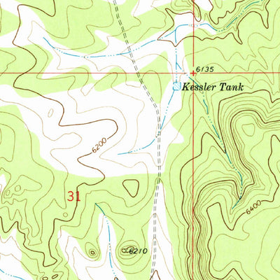 United States Geological Survey Sierra Larga North, NM (1972, 24000-Scale) digital map