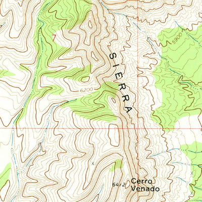 United States Geological Survey Sierra Larga South, NM (1972, 24000-Scale) digital map