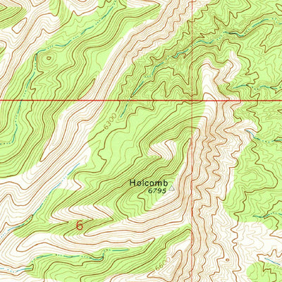 United States Geological Survey Sierra Larga South, NM (1972, 24000-Scale) digital map