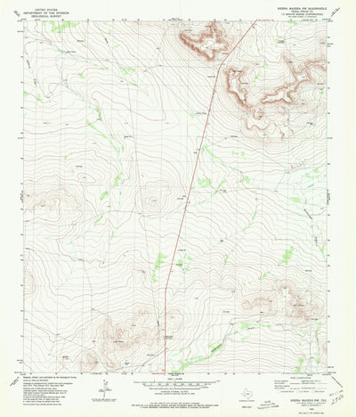 United States Geological Survey Sierra Madera NW, TX (1980, 24000-Scale) digital map