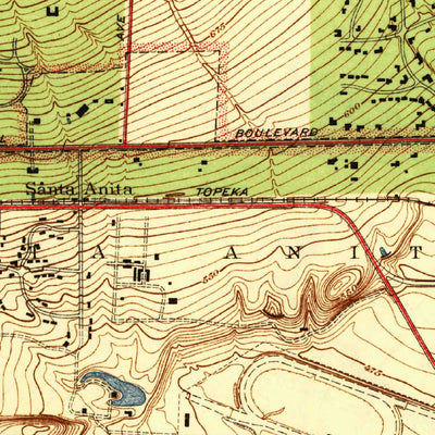 United States Geological Survey Sierra Madre, CA (1941, 24000-Scale) digital map