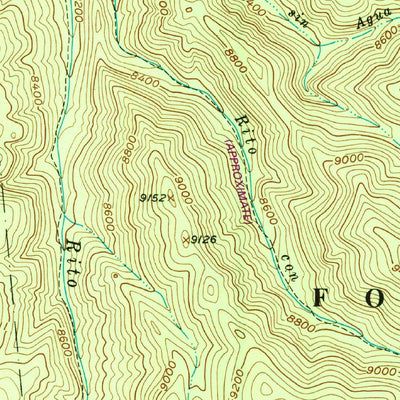 United States Geological Survey Sierra Mosca, NM (1953, 24000-Scale) digital map