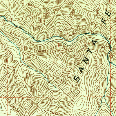 United States Geological Survey Sierra Mosca, NM (2002, 24000-Scale) digital map