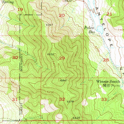 United States Geological Survey Sierraville, CA (1955, 62500-Scale) digital map