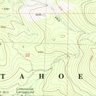 United States Geological Survey Sierraville, CA (1981, 24000-Scale) digital map