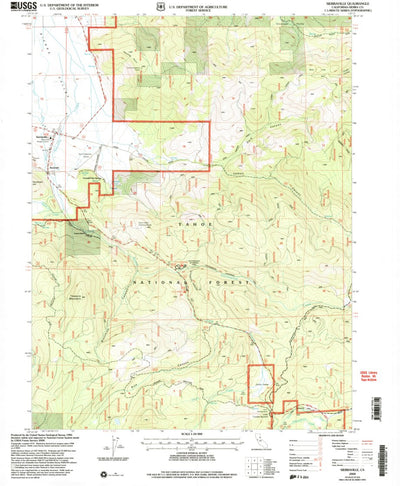 United States Geological Survey Sierraville, CA (2000, 24000-Scale) digital map