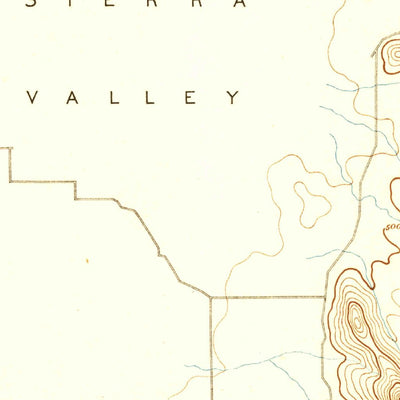 United States Geological Survey Sierraville, CA-NV (1894, 125000-Scale) digital map