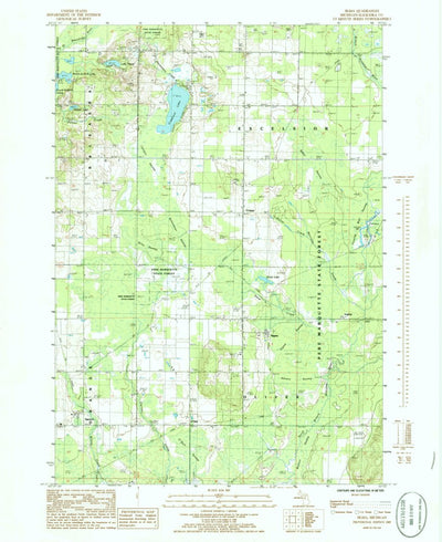 United States Geological Survey Sigma, MI (1985, 24000-Scale) digital map