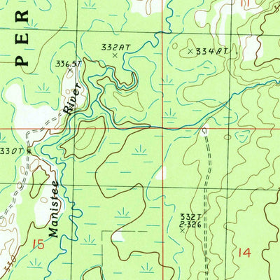 United States Geological Survey Sigma, MI (1985, 24000-Scale) digital map