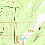 United States Geological Survey Sign Camp Mountain, NM (1999, 24000-Scale) digital map