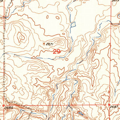 United States Geological Survey Signal Butte, SD (1952, 24000-Scale) digital map