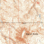 United States Geological Survey Signal Butte, SD (1952, 24000-Scale) digital map