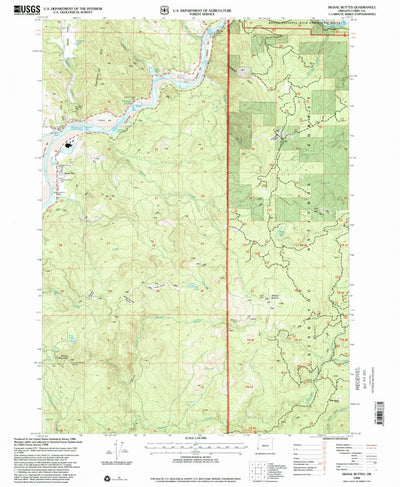 United States Geological Survey Signal Buttes, OR (1998, 24000-Scale) digital map