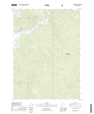 United States Geological Survey Signal Buttes, OR (2020, 24000-Scale) digital map