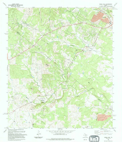 United States Geological Survey Signal Hill, TX (1986, 24000-Scale) digital map