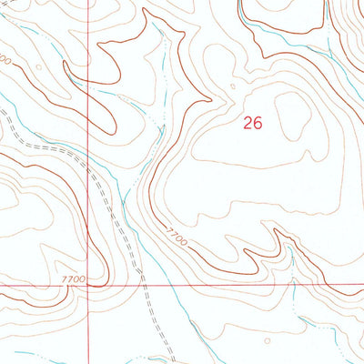 United States Geological Survey Signal Hill, WY (1966, 24000-Scale) digital map