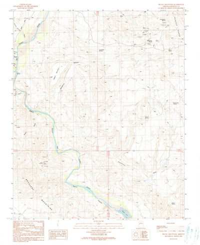 United States Geological Survey Signal Mountain, AZ (1990, 24000-Scale) digital map