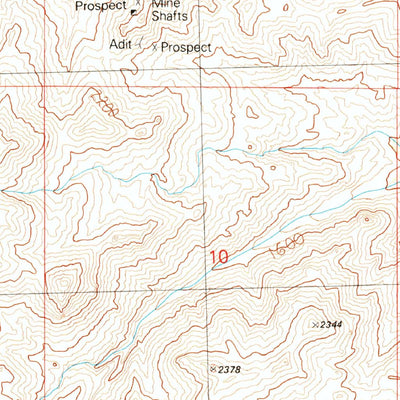 United States Geological Survey Signal Mountain, AZ (1990, 24000-Scale) digital map