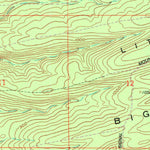 United States Geological Survey Signal Mountain, OK (1962, 24000-Scale) digital map