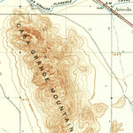 United States Geological Survey Signal Peak, AZ (1922, 62500-Scale) digital map