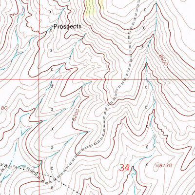 United States Geological Survey Signal Peak, CO (1964, 24000-Scale) digital map