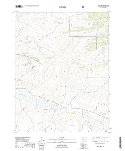 United States Geological Survey Signal Peak, CO (2022, 24000-Scale) digital map