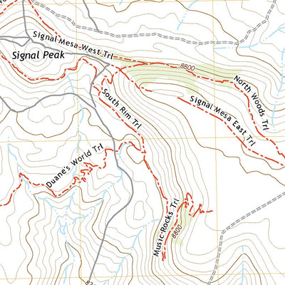 United States Geological Survey Signal Peak, CO (2022, 24000-Scale) digital map