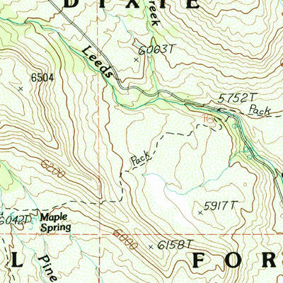 United States Geological Survey Signal Peak, UT (1986, 24000-Scale) digital map