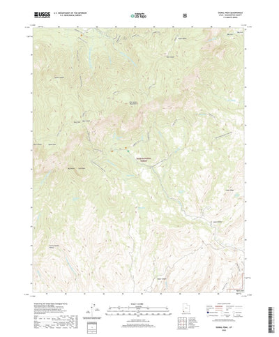 United States Geological Survey Signal Peak, UT (2020, 24000-Scale) digital map