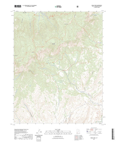 United States Geological Survey Signal Peak, UT (2023, 24000-Scale) digital map