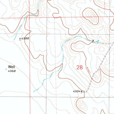 United States Geological Survey Signature Rock, WY (1981, 24000-Scale) digital map