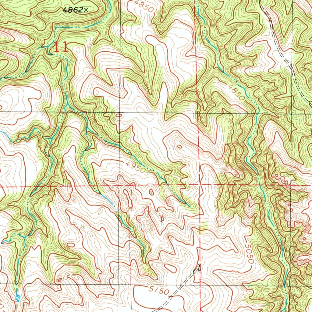 Signature Ridge Map Signature Rock, WY (1981, 24000-Scale) Map by United States Geological ...