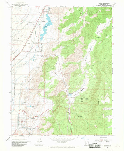 United States Geological Survey Sigurd, UT (1966, 24000-Scale) digital map