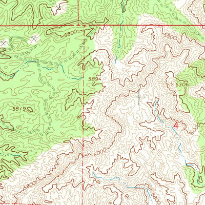 United States Geological Survey Sigurd, UT (1966, 24000-Scale) digital map