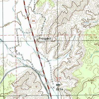 United States Geological Survey Sigurd, UT (1997, 24000-Scale) digital map