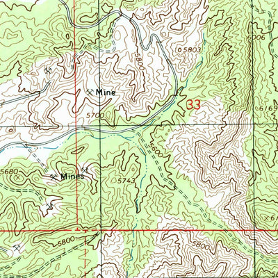 United States Geological Survey Sigurd, UT (1997, 24000-Scale) digital map