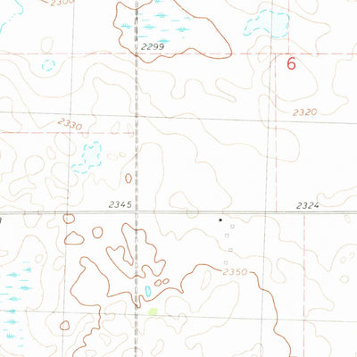 United States Geological Survey Sikes Dam, ND (1981, 24000-Scale) digital map
