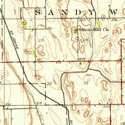 United States Geological Survey Sikeston, MO (1934, 62500-Scale) digital map