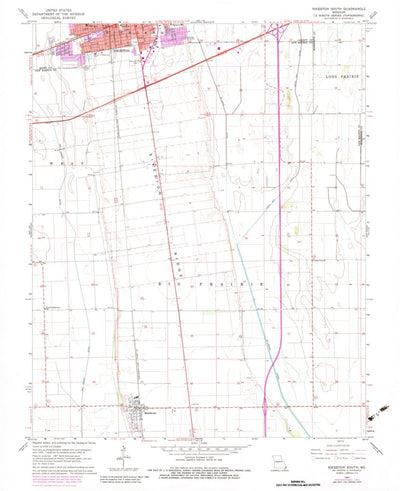 United States Geological Survey Sikeston South, MO (1963, 24000-Scale) digital map